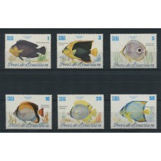 CUBA 1985 Yv. 2645/50 SERIE COMPLETA DE ESTAMPILLAS MINT FAUNA MARINA PECES 5 EUROS